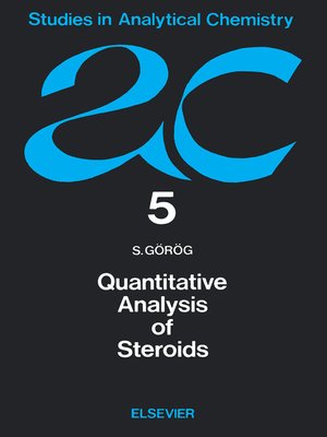 cover image of Quantitative Analysis of Steroids